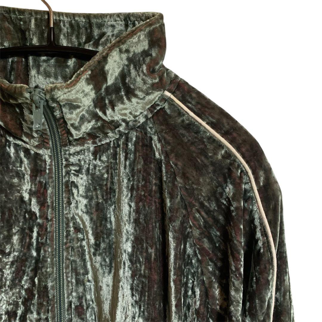 ジャケット・アウター SUPREME 23AW Crushed Velvet Track Jacket