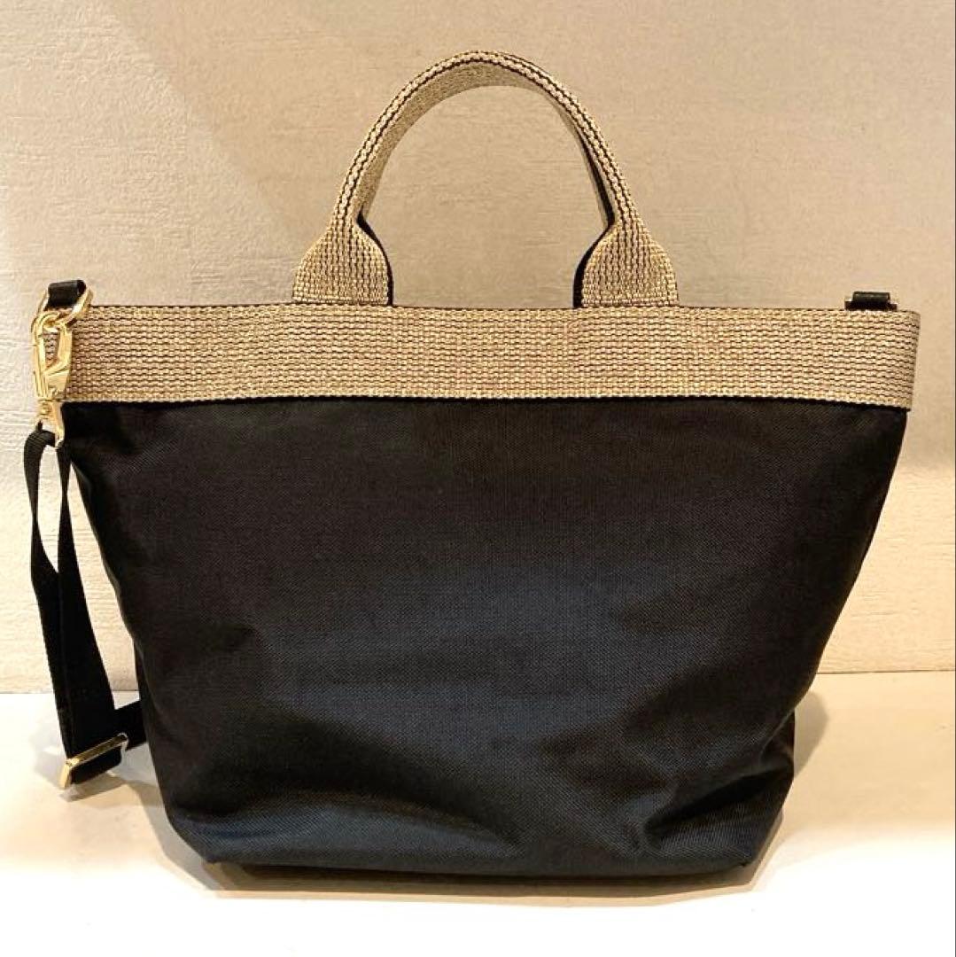 【美品】VIOLAd'ORO V-2037 2way ナイロントート　黒