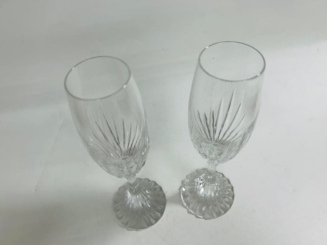 Baccarat バカラ　マッセナ　シャンパン　フルート　ペア　箱