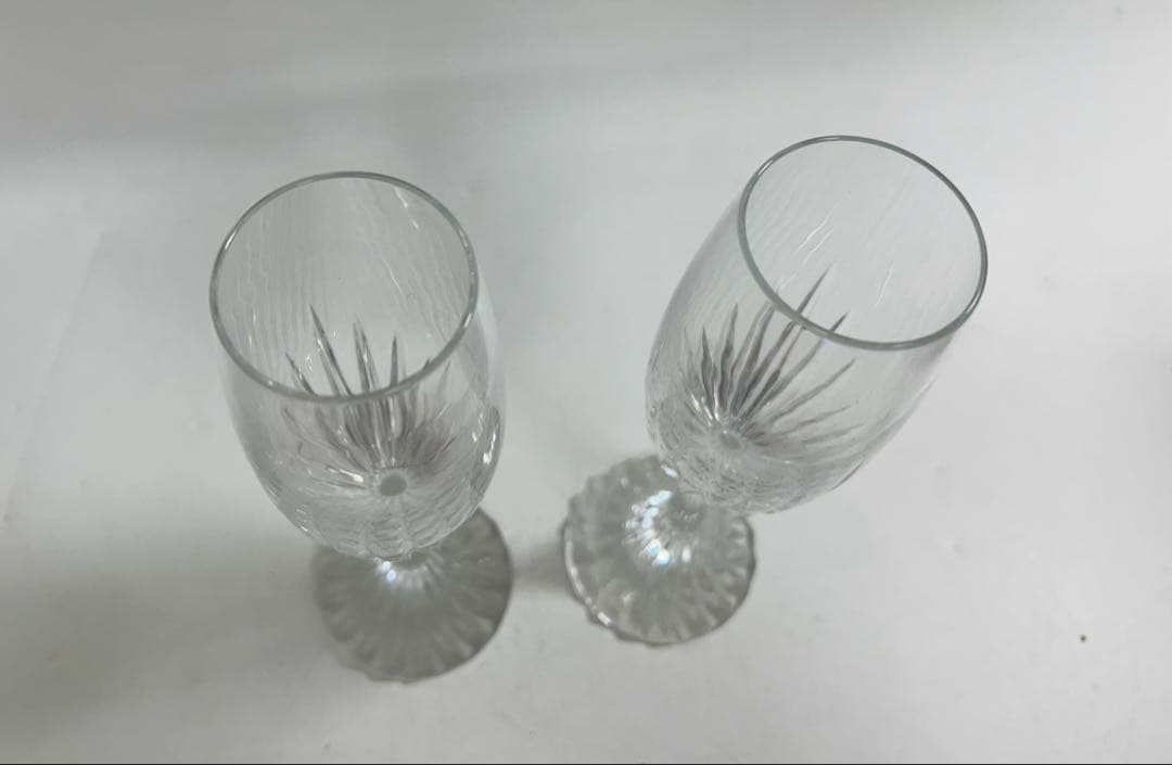 Baccarat バカラ　マッセナ　シャンパン　フルート　ペア　箱