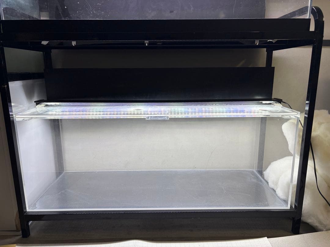大型 水槽セット メタルラック 2段 LEDライト付き KOTOBUKIコトブキ