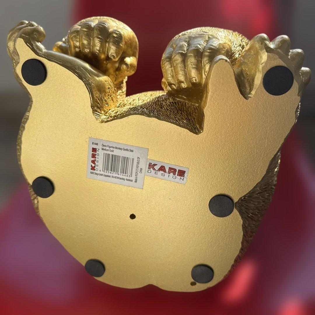 KARE モンキー ゴリラ オブジェ フィギュア ゴールド アート 金運 入手困
