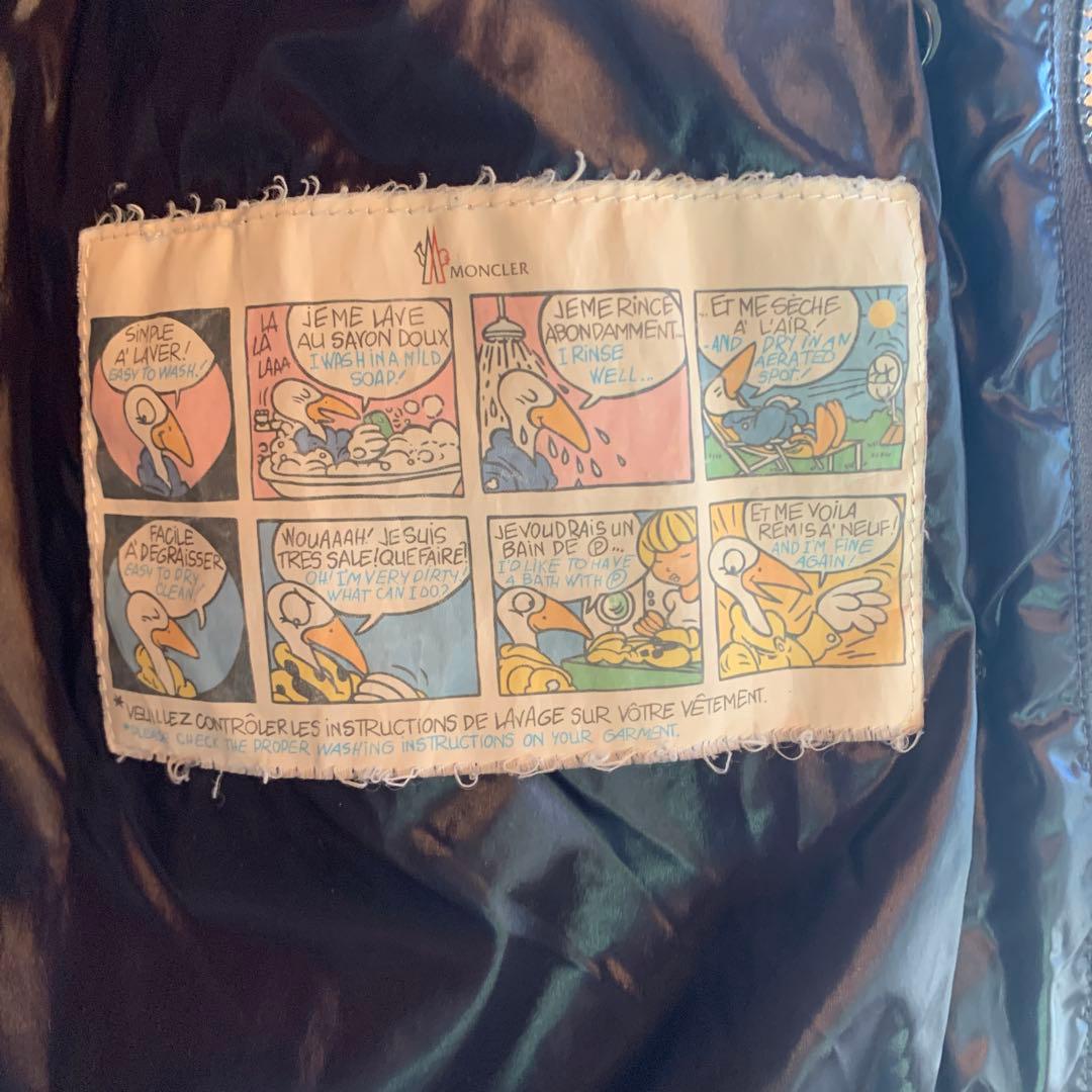 MONCLER グレー ダウンジャケット ロング丈