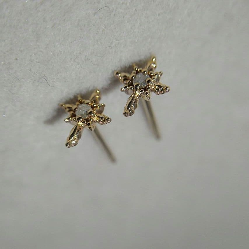 完売品✨️ ノジェス ダイヤモンド ピアス ロザリオ アガット好きな方にも