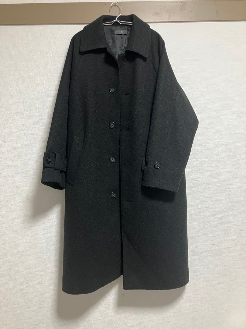 ジャケット・アウター Tech Melton Loose Soutien Collar Coat