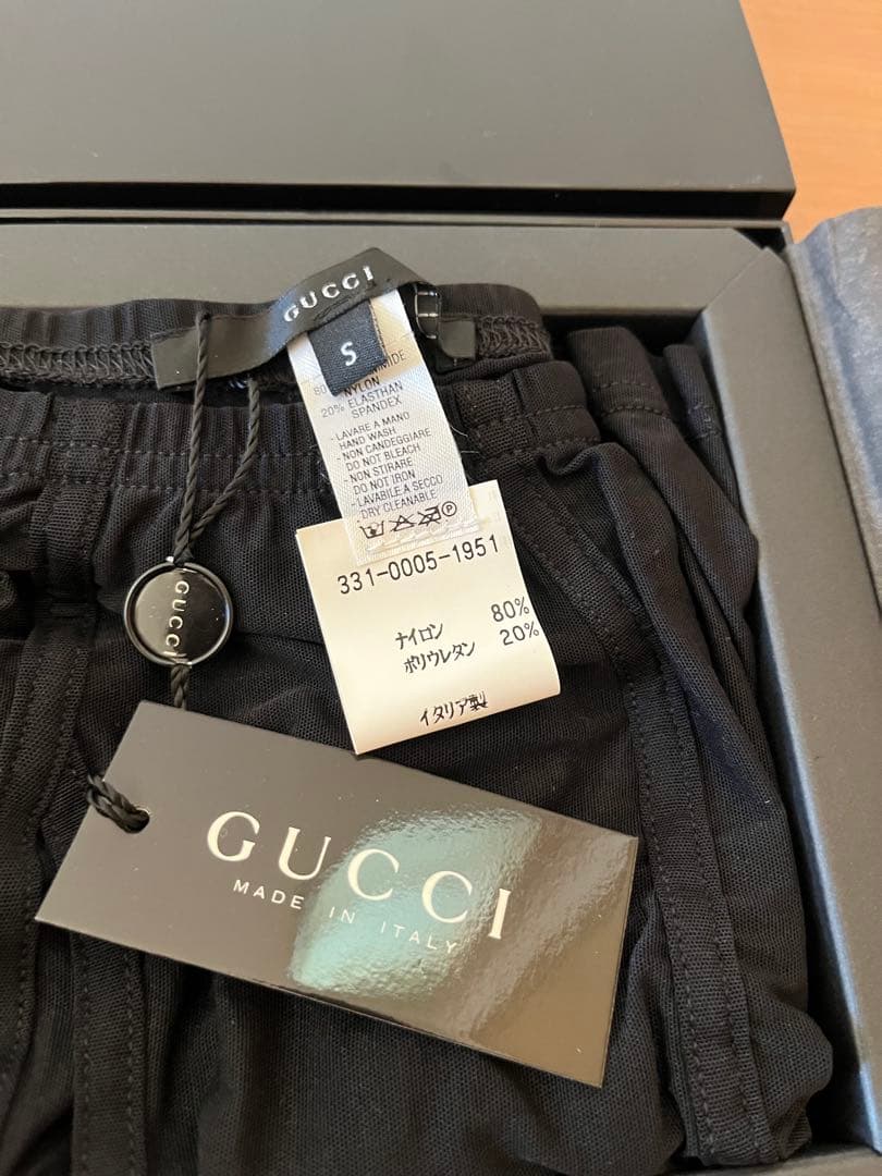 GUCCI ボクサーブリーフ 2枚セット ブラック
