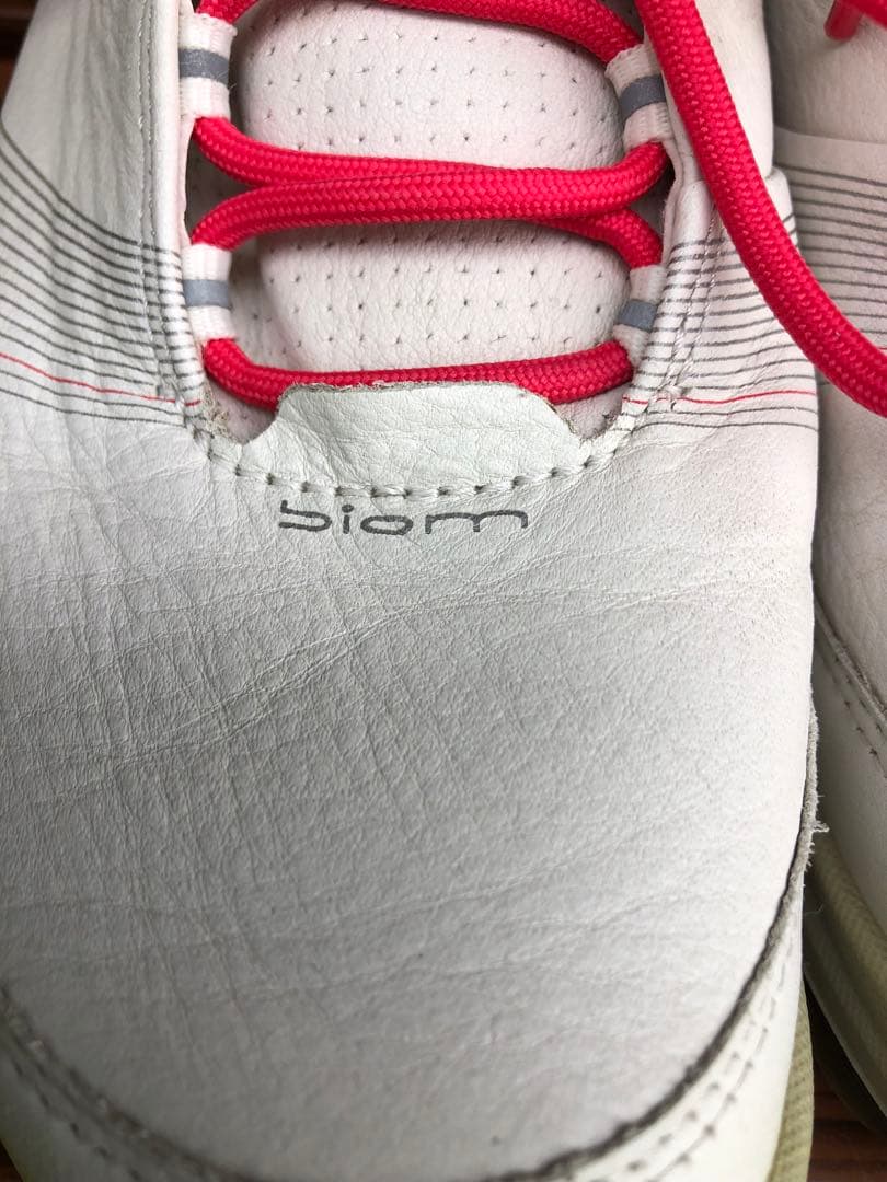 347番 美品ecco biom ゴルフシューズ38 24.0cmスパイクレス