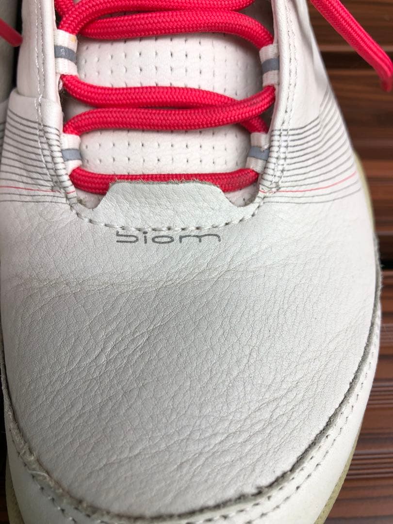 347番 美品ecco biom ゴルフシューズ38 24.0cmスパイクレス