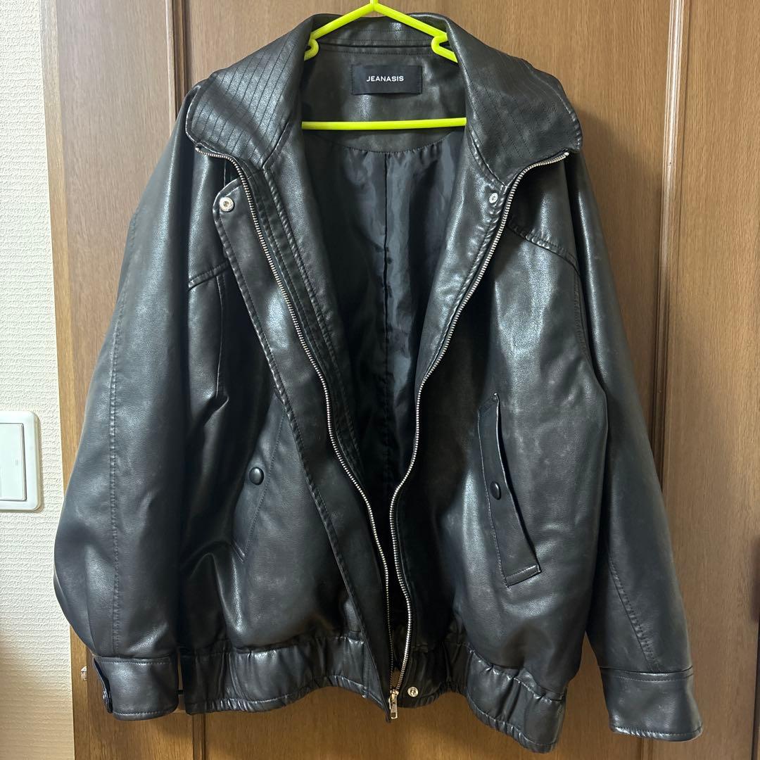 JEANASIS ブラック ジャケット　ビッグシルエット