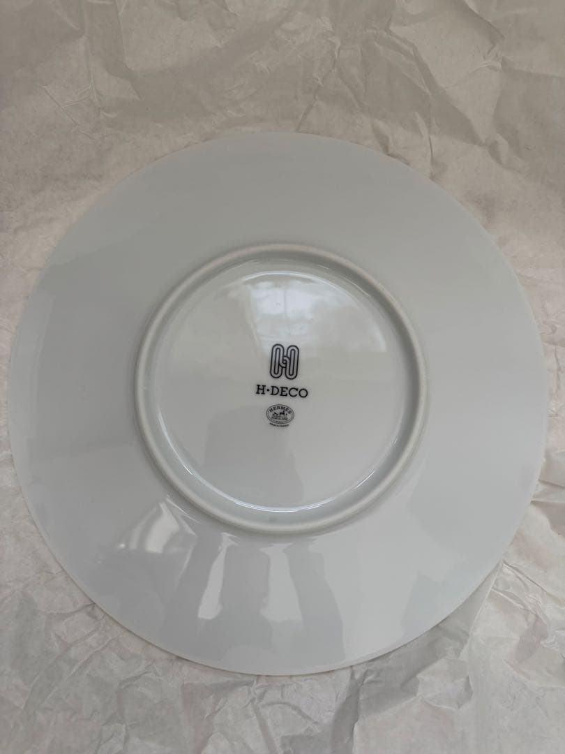 ⭐️未使用品⭐️HERMES⭐️網目模様の丸型皿