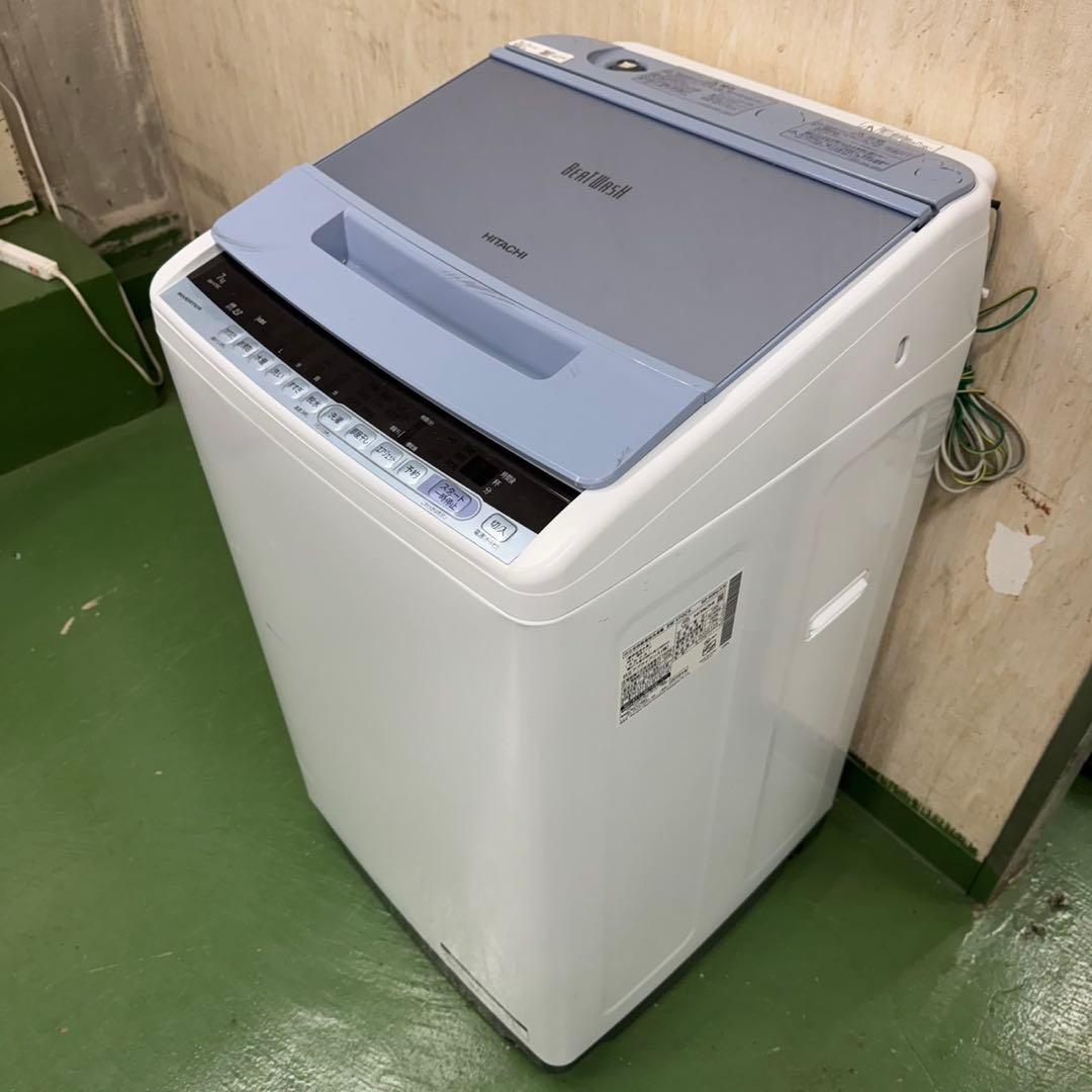 R19★2018年製★日立　洗濯機　7KG ビートウォッシュ　インバーター