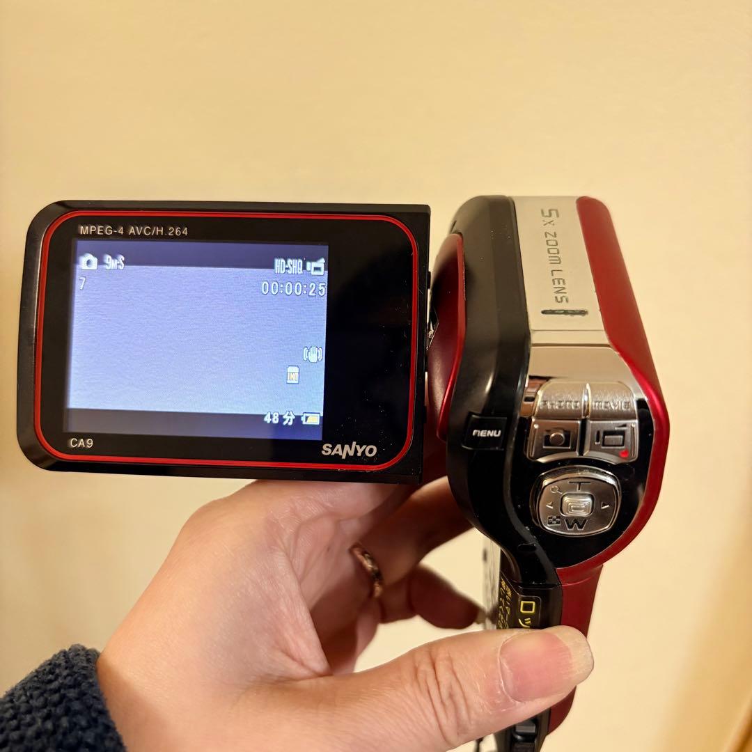 人気 希少 レア SANYO Xacti DMX-CA9 レッド ザクティ