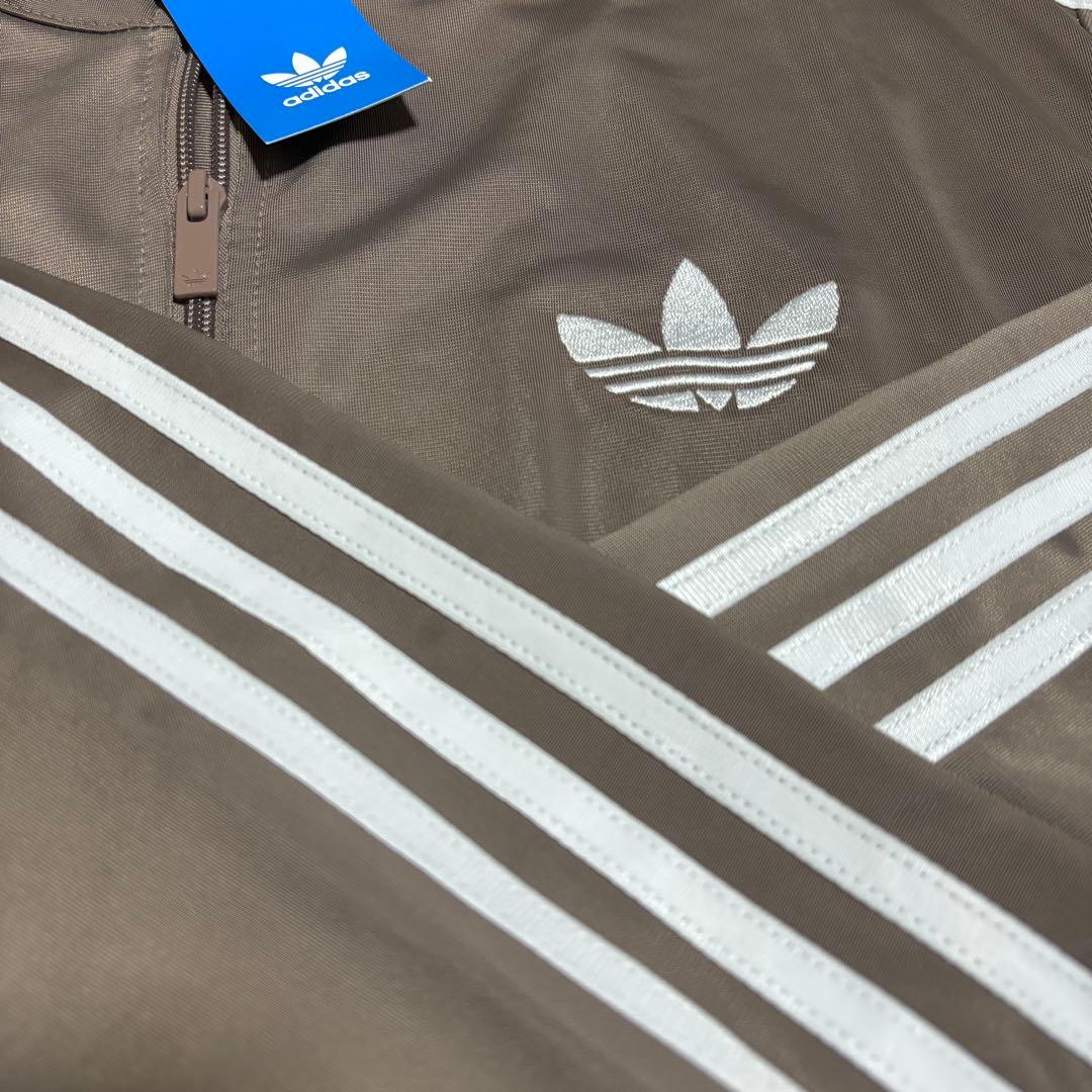 新品XL⭐️adidas スナイデル トラックジャケット モカブラウン×ホワイト