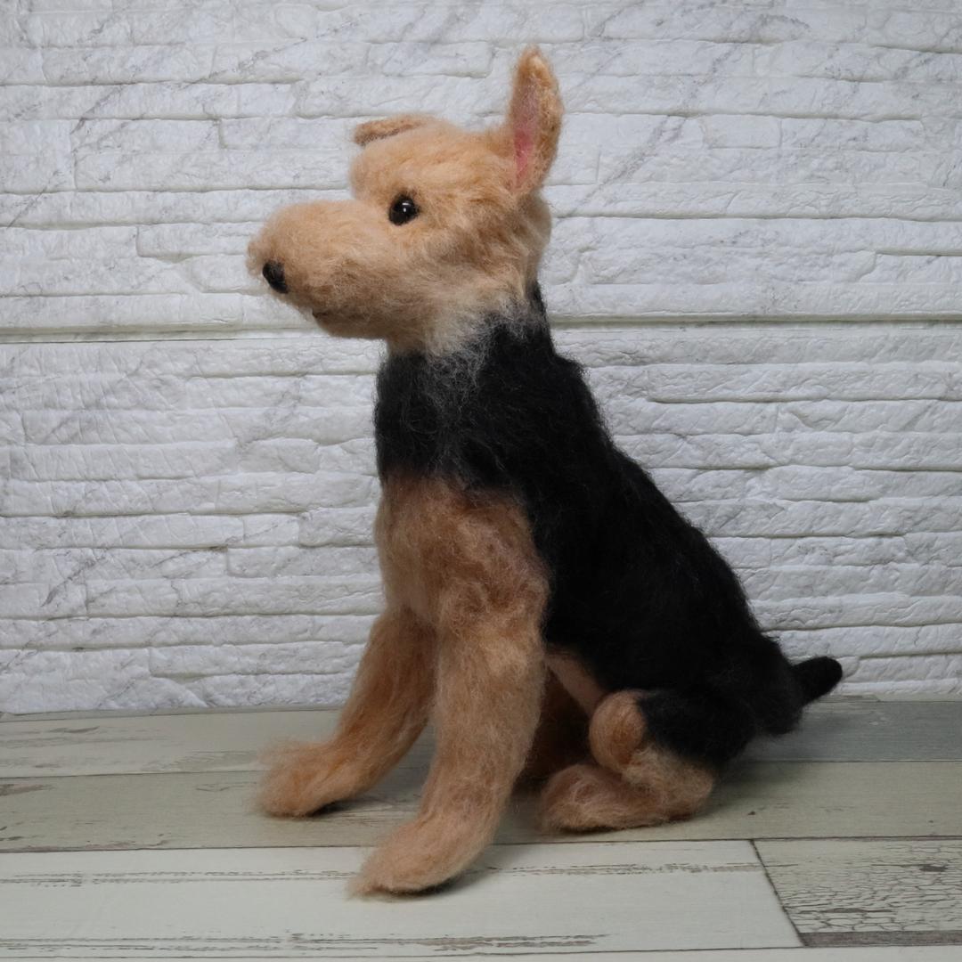 羊毛フェルト　くー様確認用　ウェルシュテリア　犬　ハンドメイド　オーダー