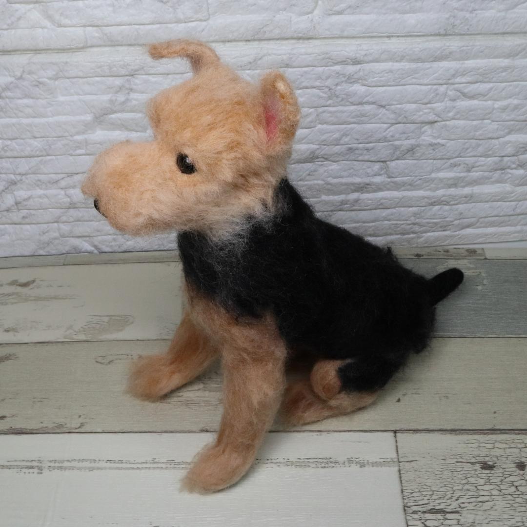 羊毛フェルト　くー様確認用　ウェルシュテリア　犬　ハンドメイド　オーダー