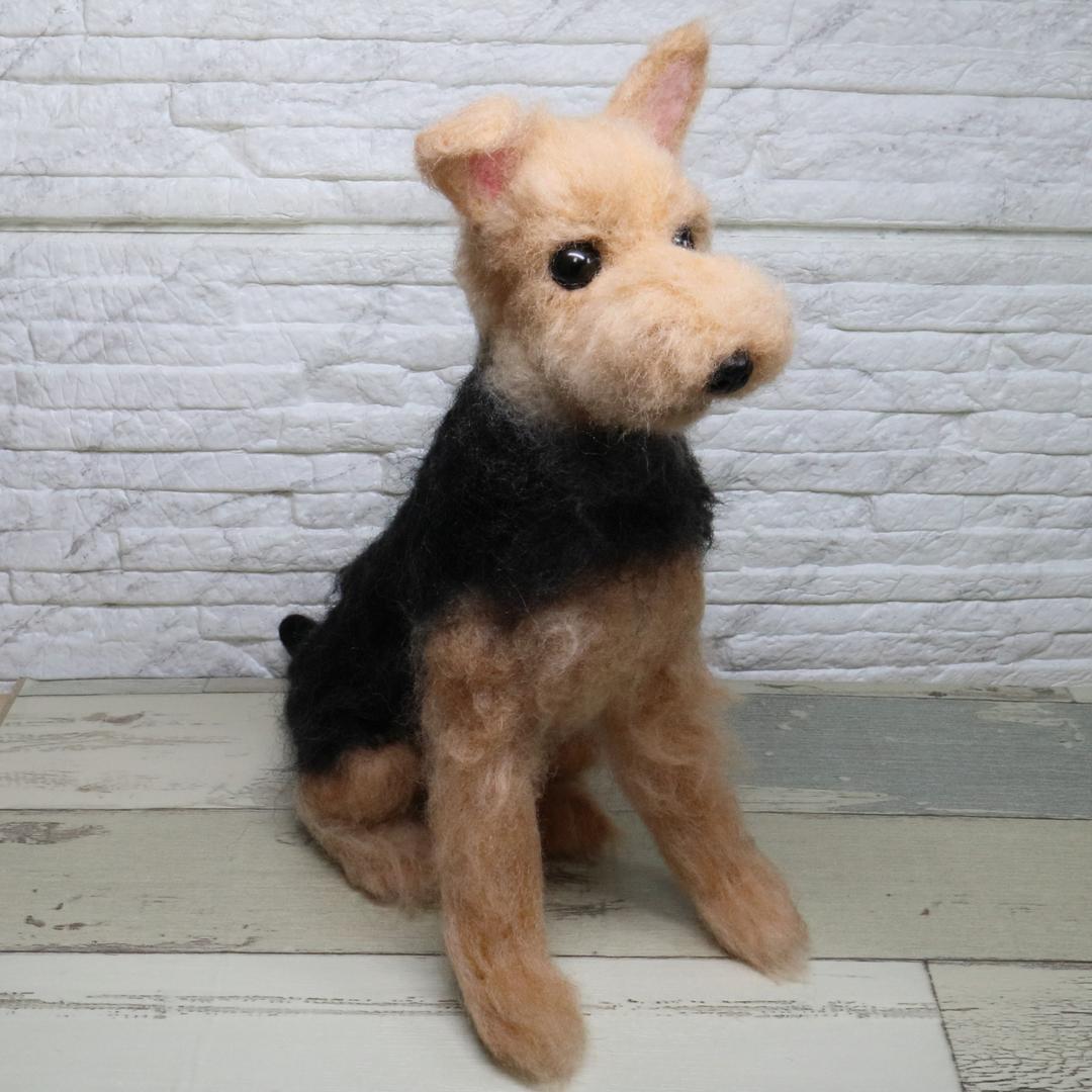 羊毛フェルト　くー様確認用　ウェルシュテリア　犬　ハンドメイド　オーダー
