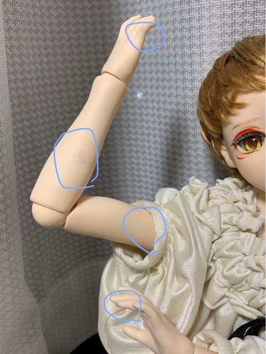 DD 少年 カスタム ヘッド ●ドルフィードリーム オビツ55