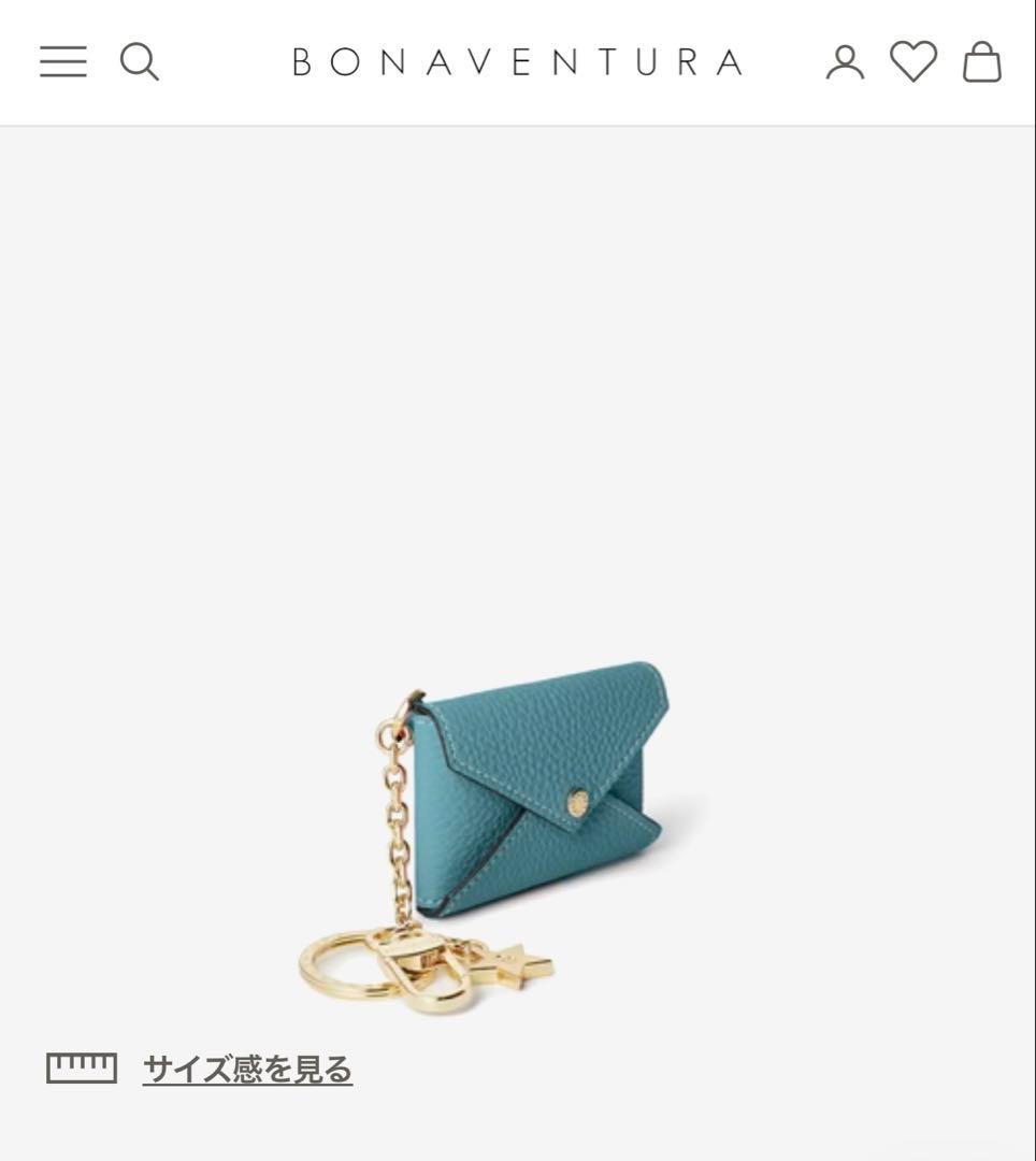 【新品未使用】BONAVENTURA スターチェーンキーホルダーシュリンクレザー