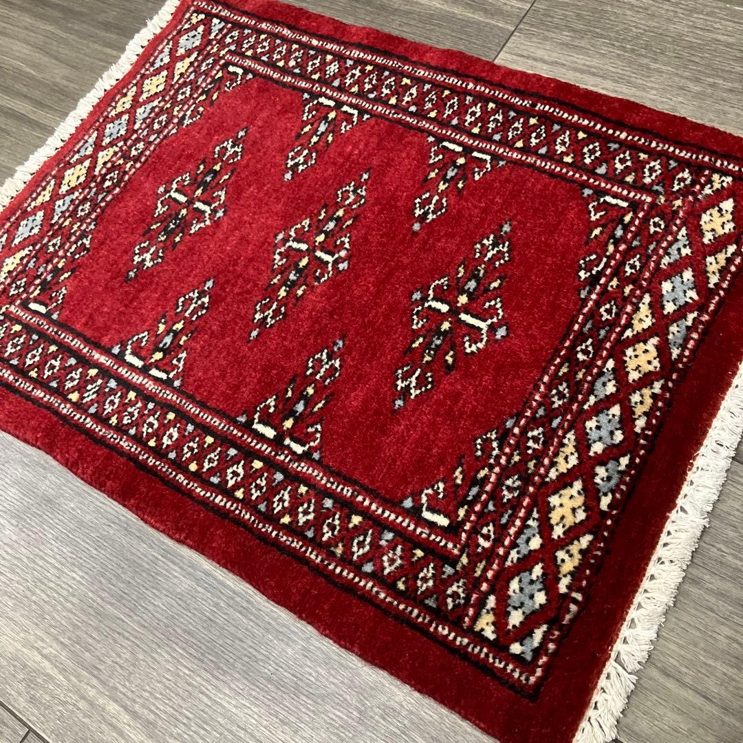 59x45cm ミニラグ手織り絨毯パキスタン絨毯