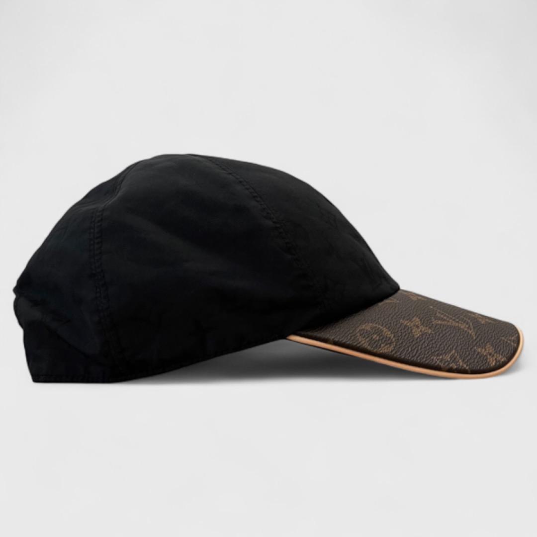 美品 ルイヴィトン キャップ LV ゲットレディー ブラック モノグラム 帽子