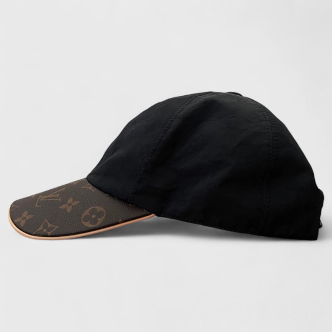 美品 ルイヴィトン キャップ LV ゲットレディー ブラック モノグラム 帽子