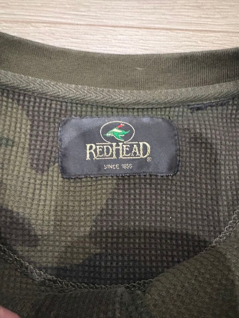 RED HEAD迷彩サーマルロンT