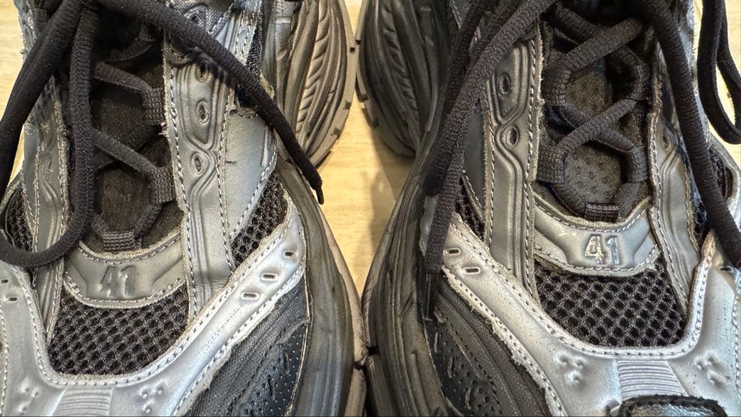 BALENCIAGAプラットフォームリデュースドスニーカー