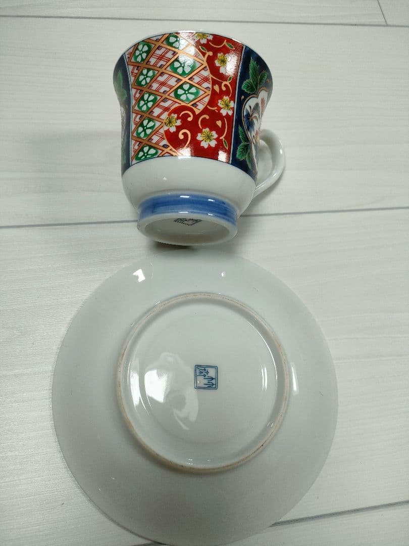 【新品】有田焼　林斎窯　デミタス碗皿　古伊万里　カップアンドソーサー