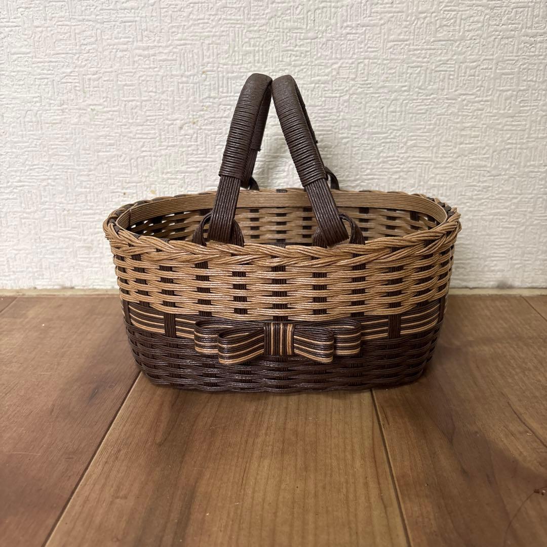 よこよこページ　エコクラフト　クラフトバンド　バスケット