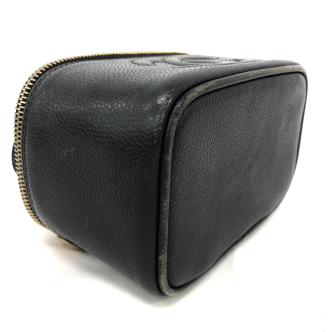 M11/029 CHANEL シャネル バニティポーチ ココマーク ブラック