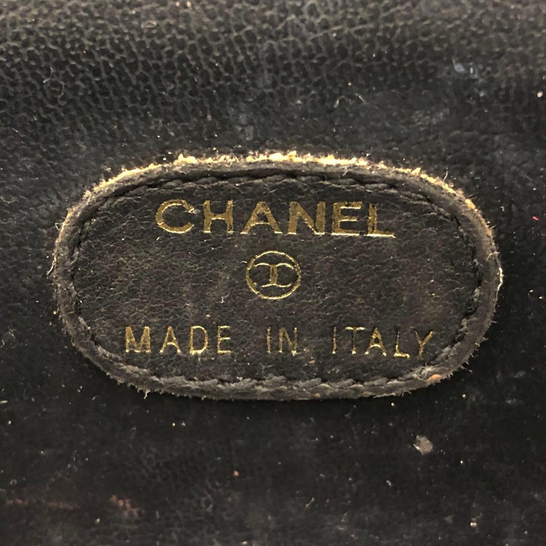 M11/029 CHANEL シャネル バニティポーチ ココマーク ブラック