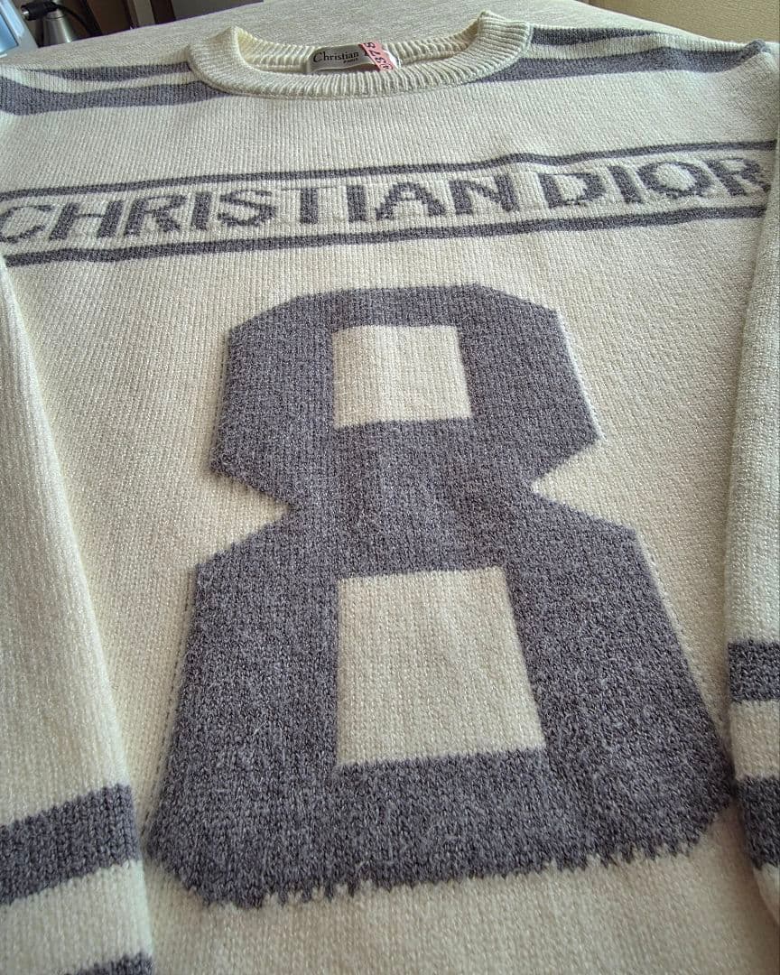 CHRISTIAN DIOR ロゴ入りニットセーター No.8