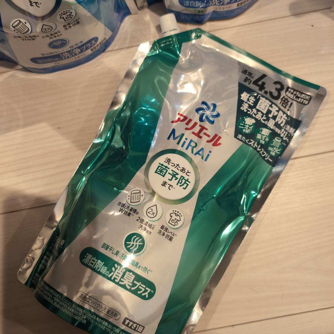 アリエール MiRAi 濃縮液体洗剤 920g 1.22kg 詰め替え