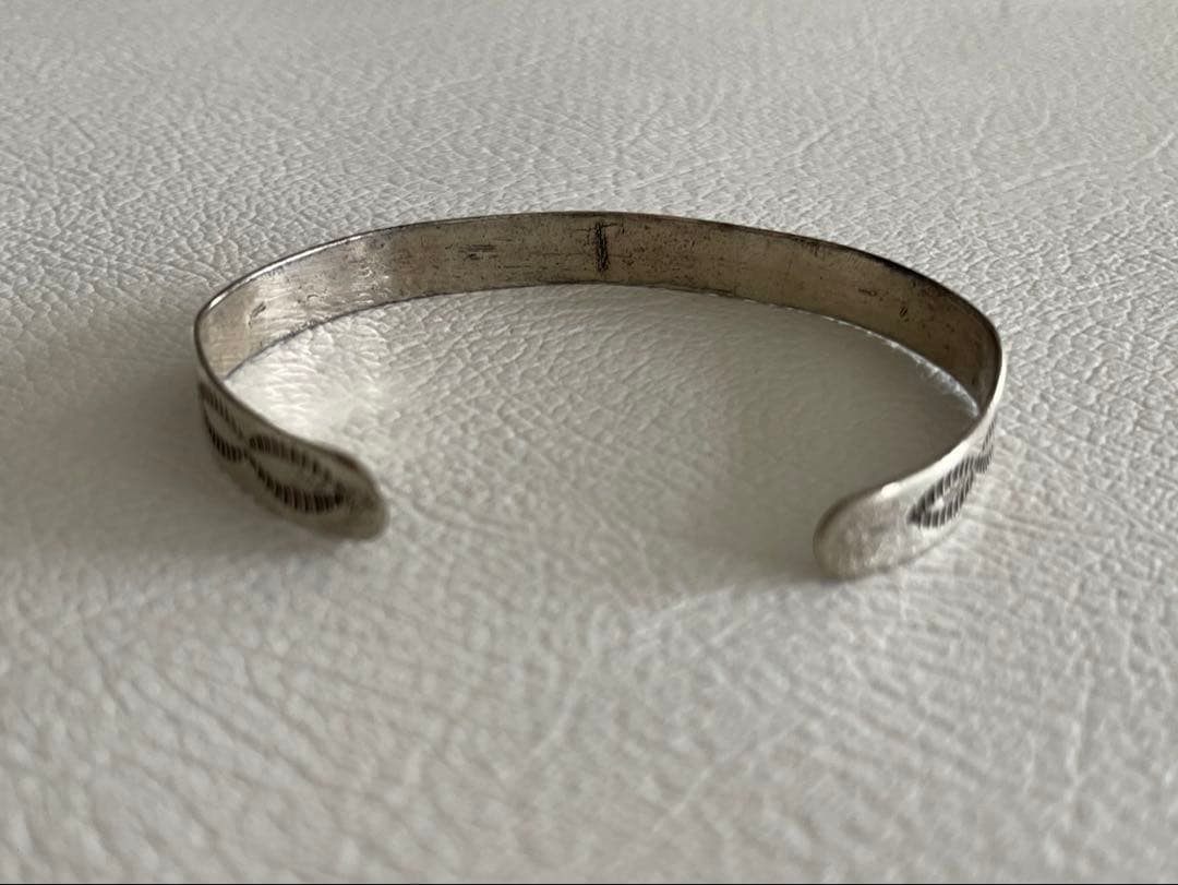 30s NAVAJO SILVER BANGLE ナホバ バングル シルバー