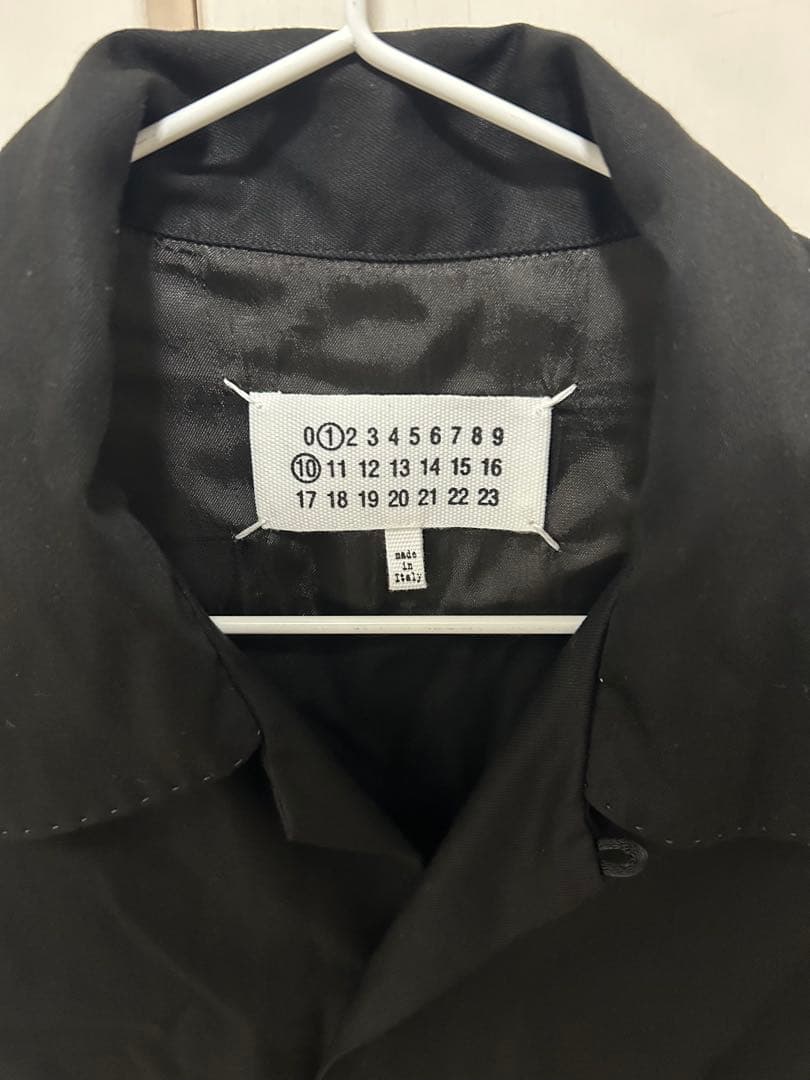 Maison Margiela レーヨン オープンカラー半袖 カットソー48