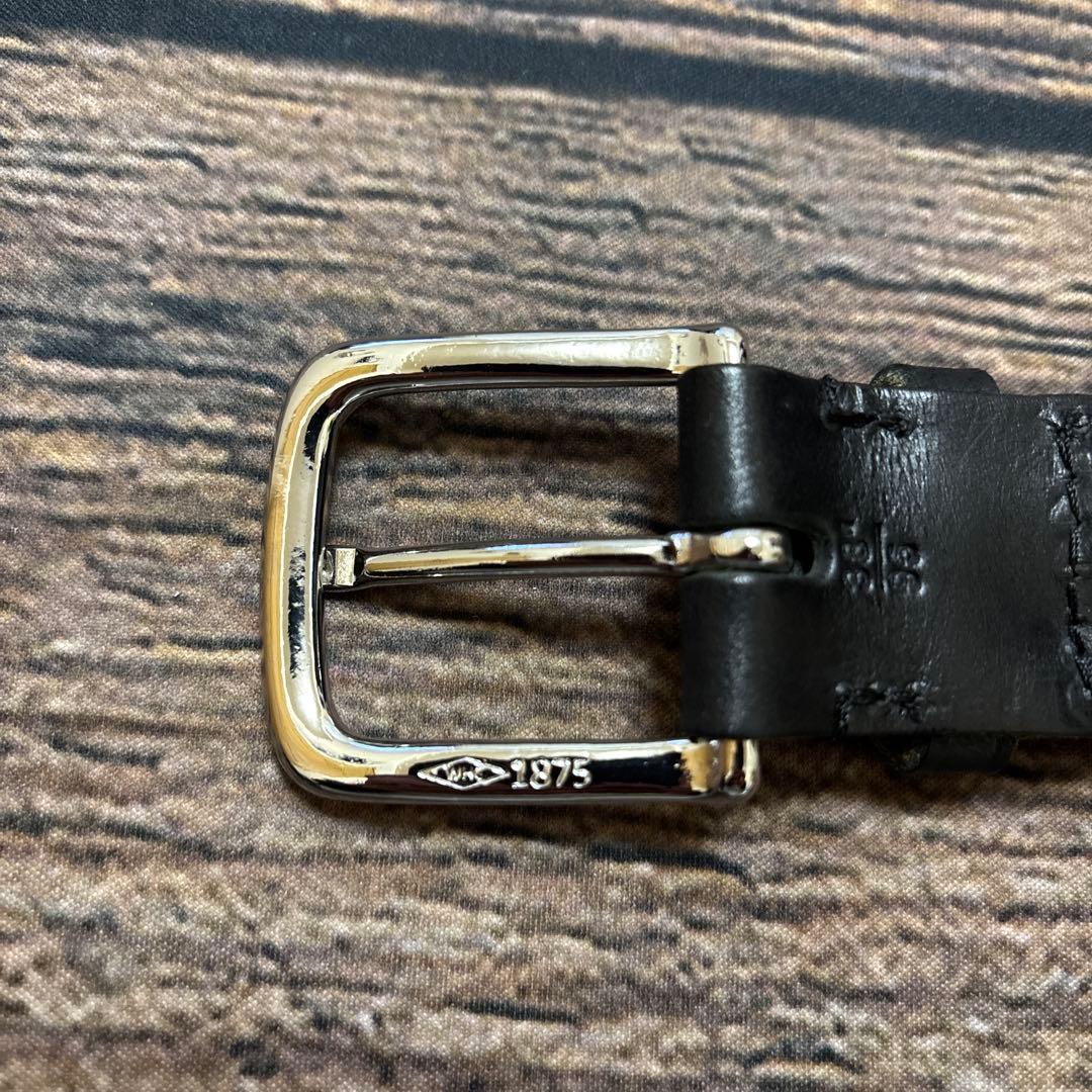 小物 WHITEHOUSECOX / leather mesh belt