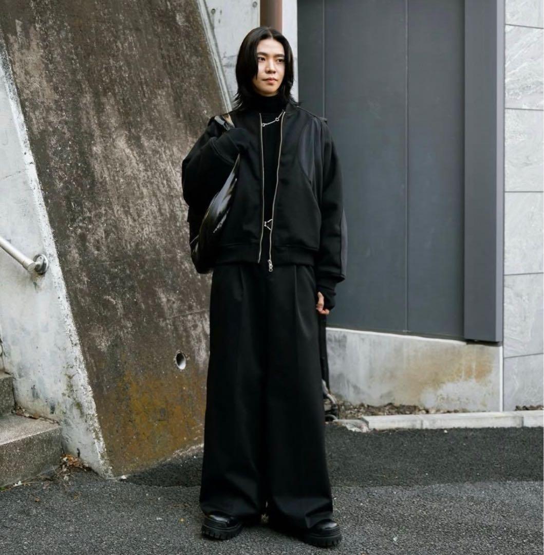 ジャケット・アウター soerte WOOL BLEND SWITCHING BLOUSON 1