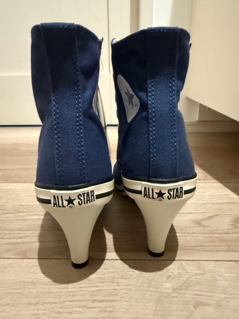 CONVERSE ネイビー ハイヒールスニーカー(新品未使用)レア