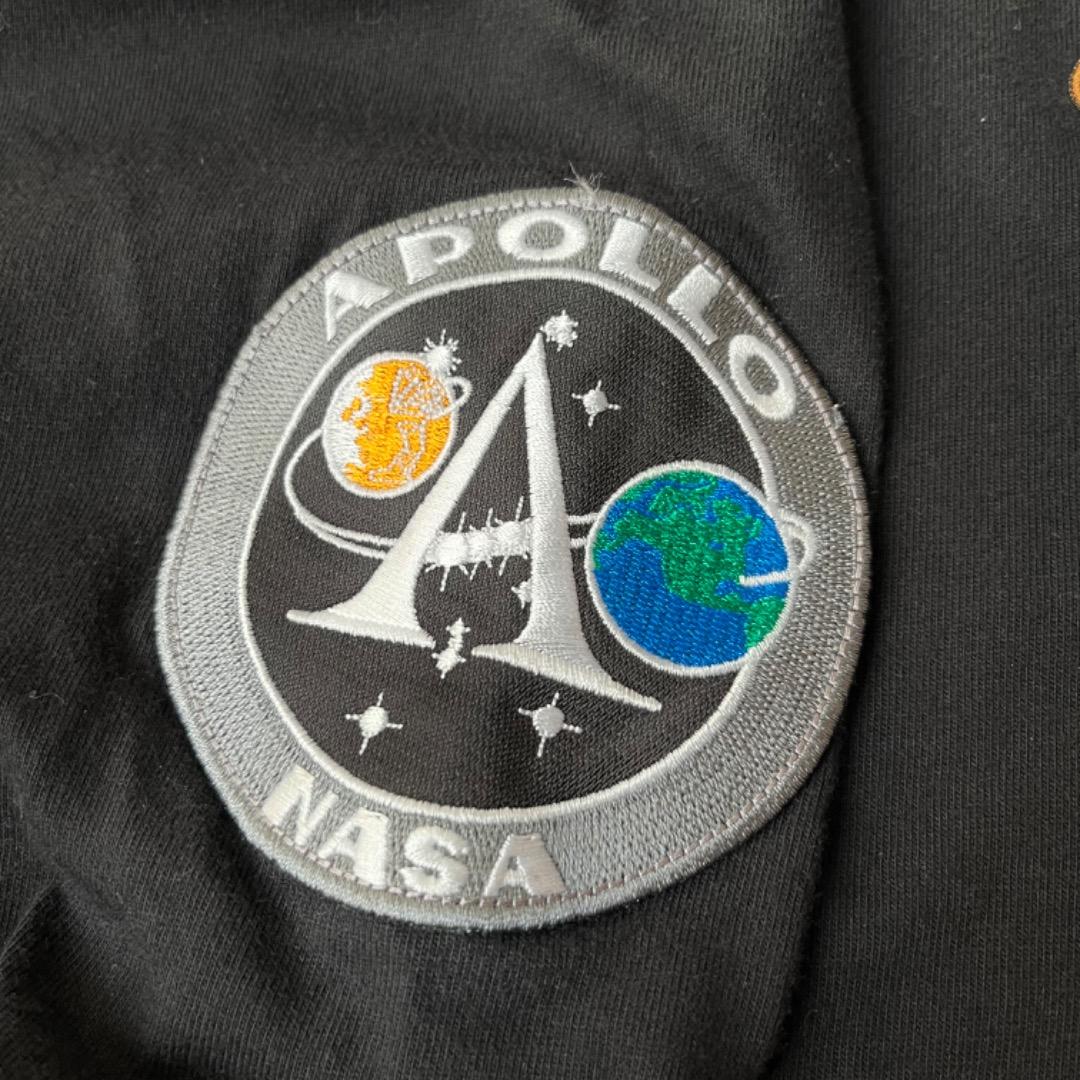 美品 バレンシアガ NASA スペース Tシャツ 長袖 ロンT ブラック