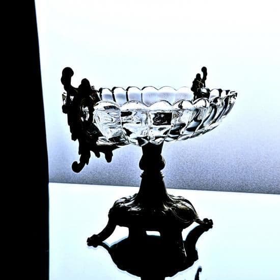 貴重★オールドバカラ ガーゴイルの金縁バンブーゴブレット【1890年頃】