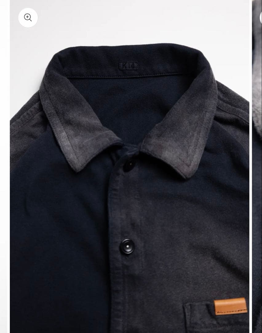 トップス khoki 26SS Faded Memory Shirt BLACK 2