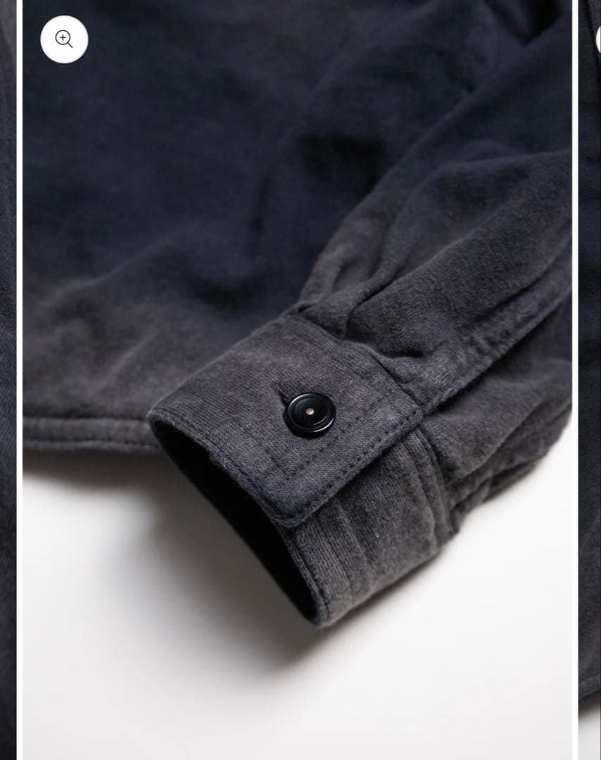 トップス khoki 26SS Faded Memory Shirt BLACK 2