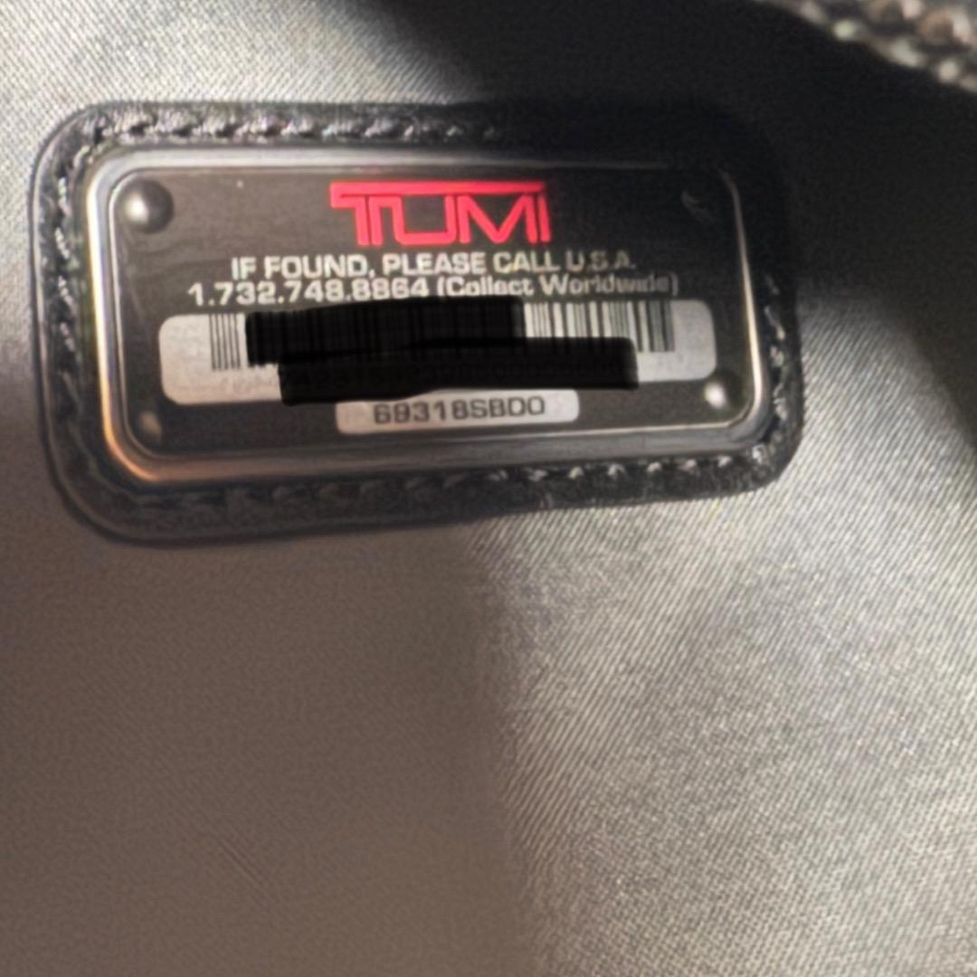 【極美品】 TUMI ボディバッグ ブラック/ブルー