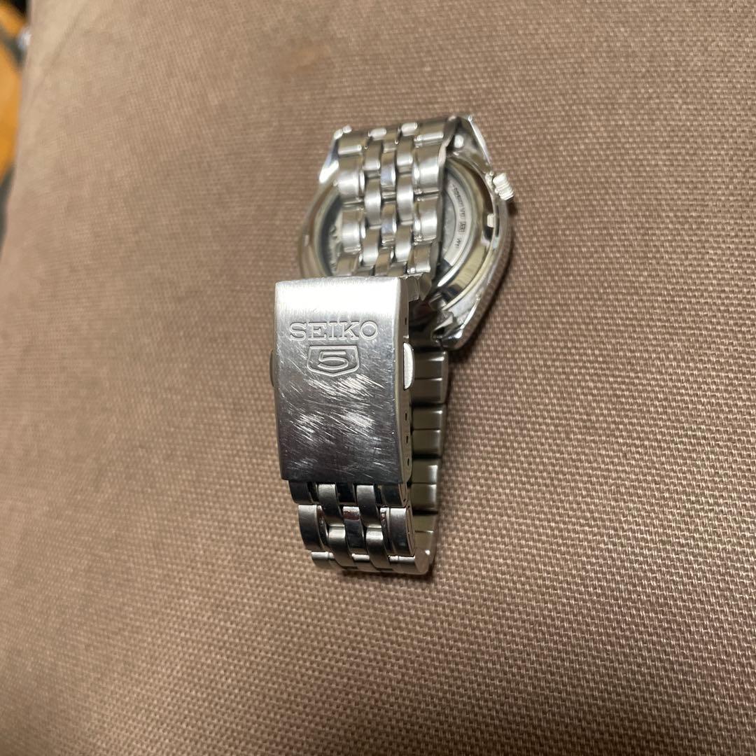 SEIKO 5 自動巻き 7S26-01V0 ブラック文字盤