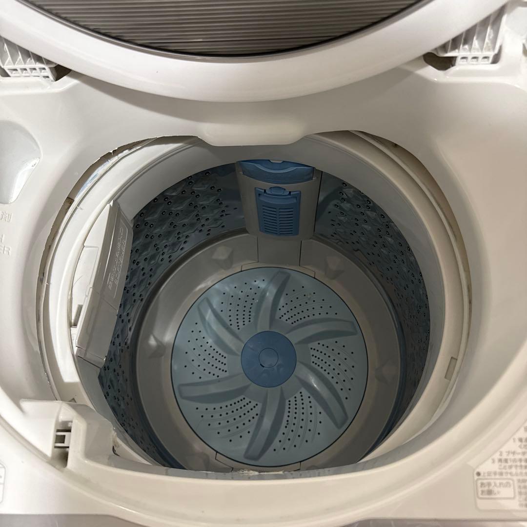 TOSHIBA 洗濯機 6kg 東芝 AW-6G9-W