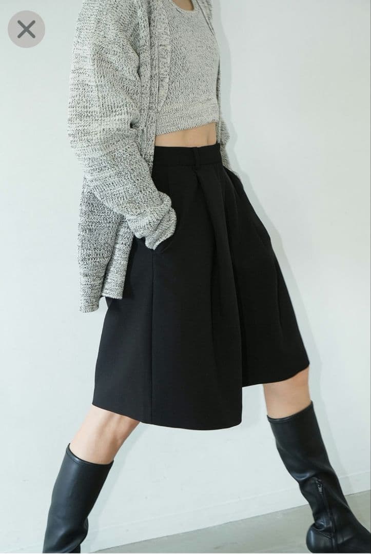 スカート CLANE WIDE SHORT PANTS