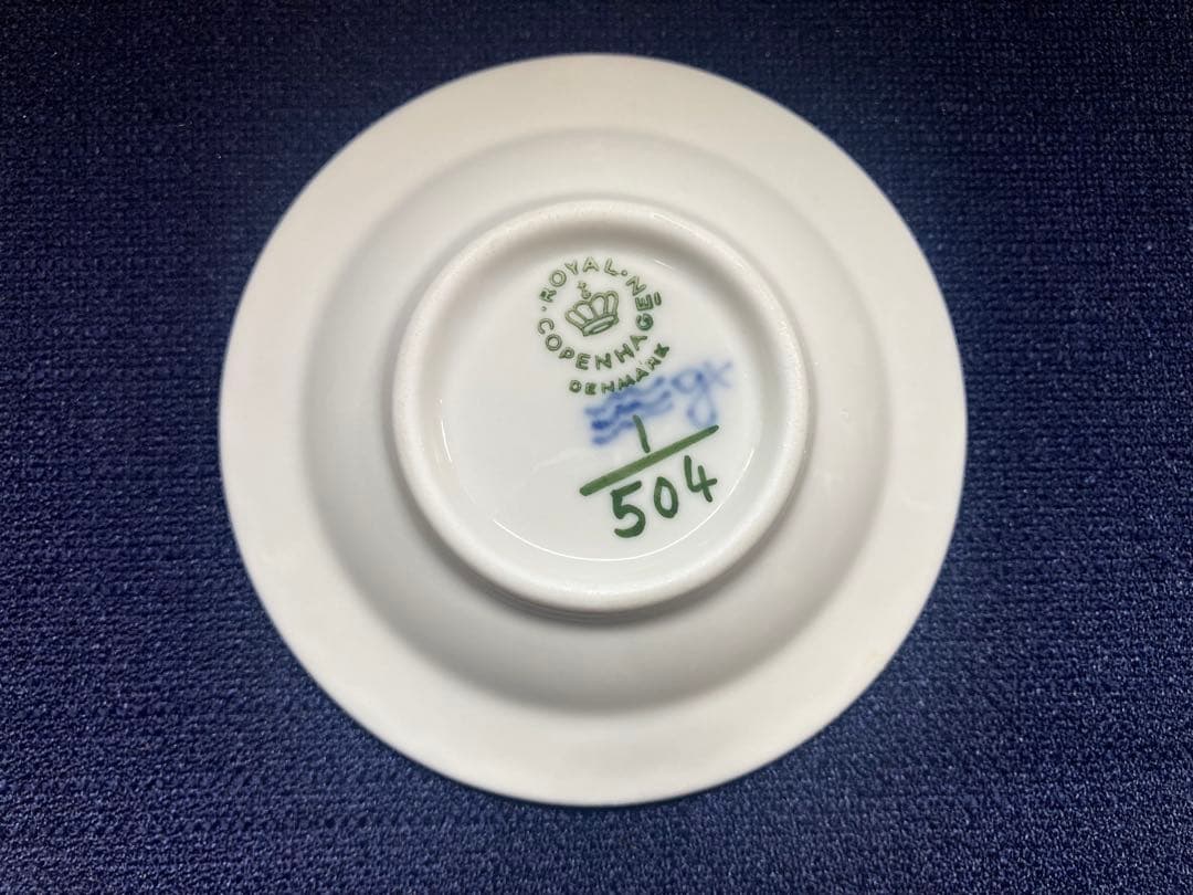む*ん様 ロイヤルコペンハーゲン ブルーフルーテッドハーフレース 小皿7.5㎝×
