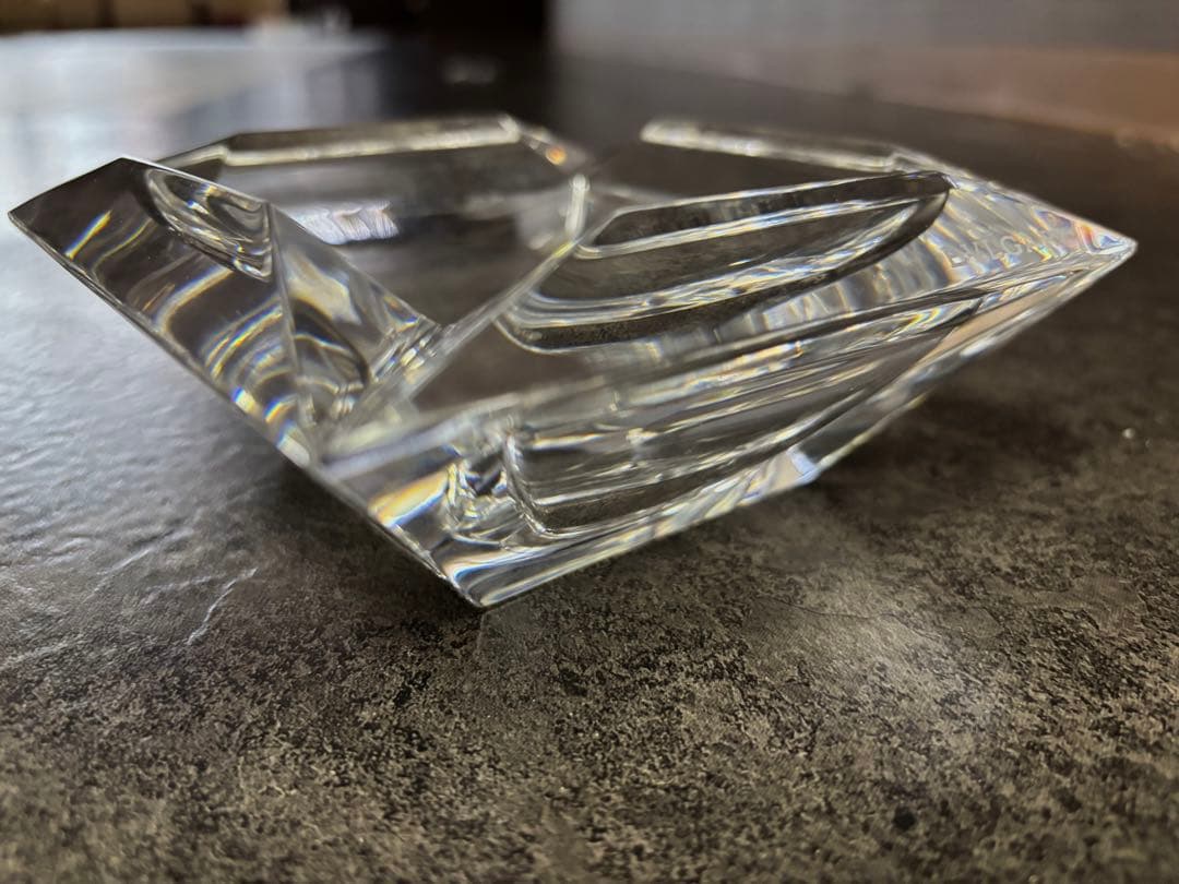 BVLGARI（ブルガリ）灰皿 角型 エキセントリカ 14cm　※未使用・美品