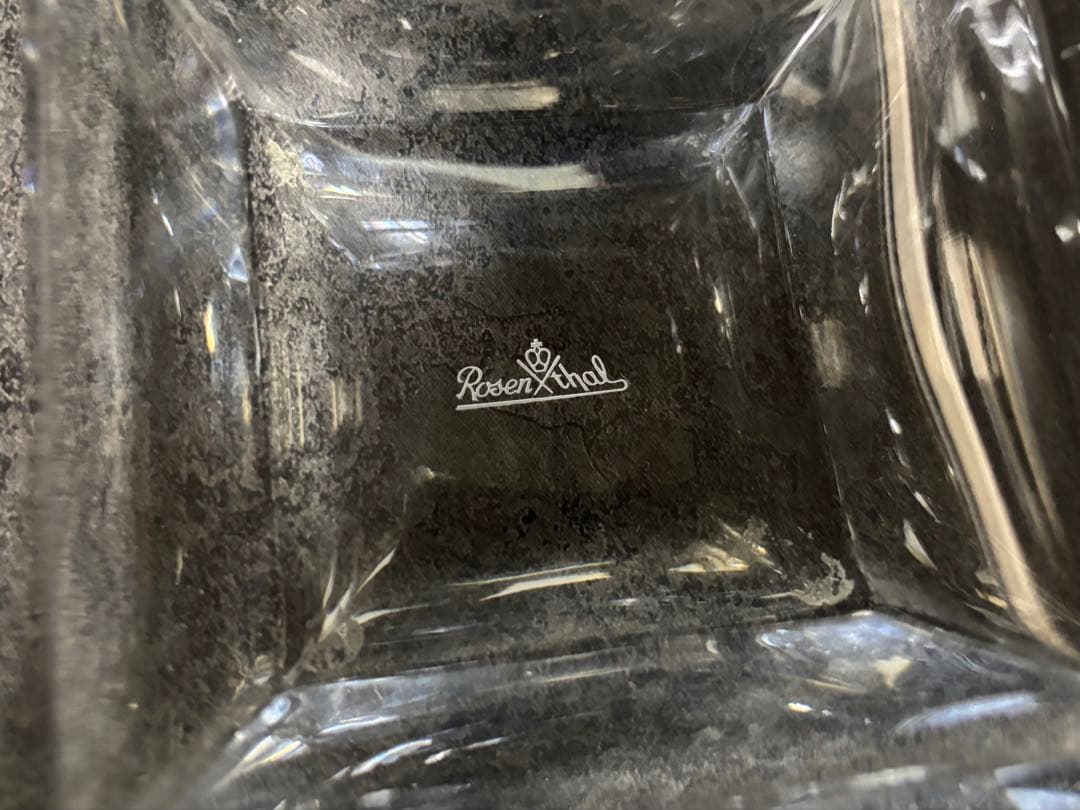 BVLGARI（ブルガリ）灰皿 角型 エキセントリカ 14cm　※未使用・美品