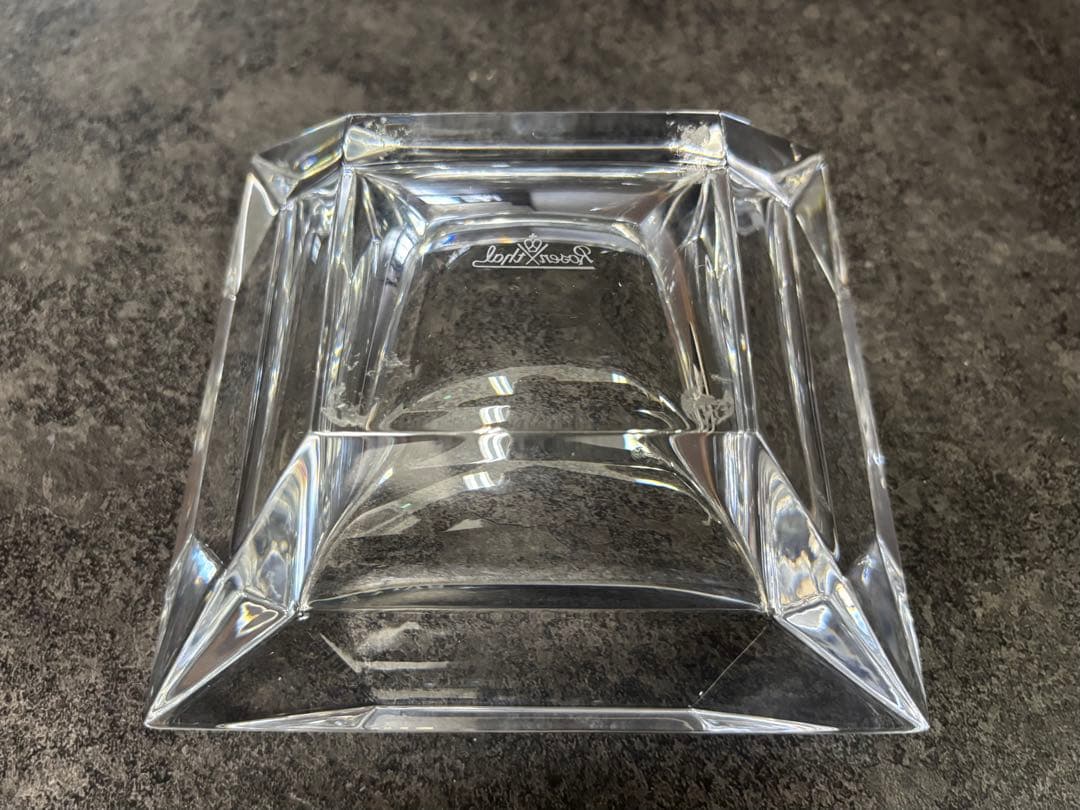 BVLGARI（ブルガリ）灰皿 角型 エキセントリカ 14cm　※未使用・美品